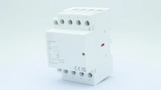 Contacteur AC domestique à vente chaude et contacteur d'installation modulaire AC 40A 4no