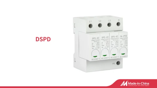 Rdf1-DC600 Series Dispositif de protection contre les surtensions solaires DC600V 40ka